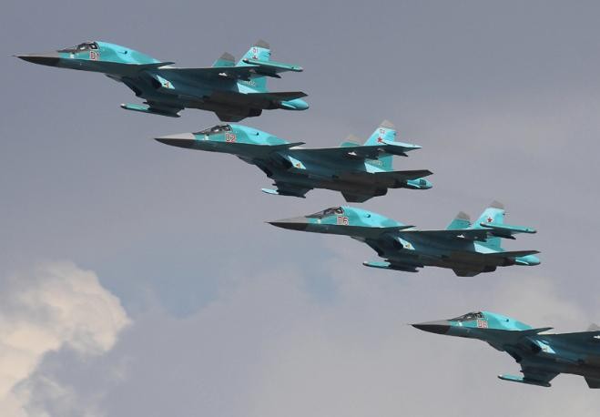 Chiến đấu cơ Su-34 của Không quân Nga (ảnh minh hoạ)